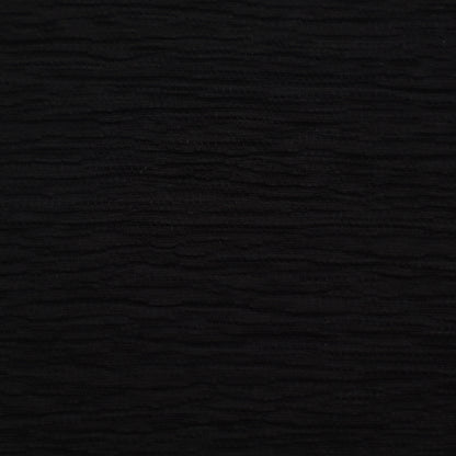 Black Color Crush Crepe Plain Fabric