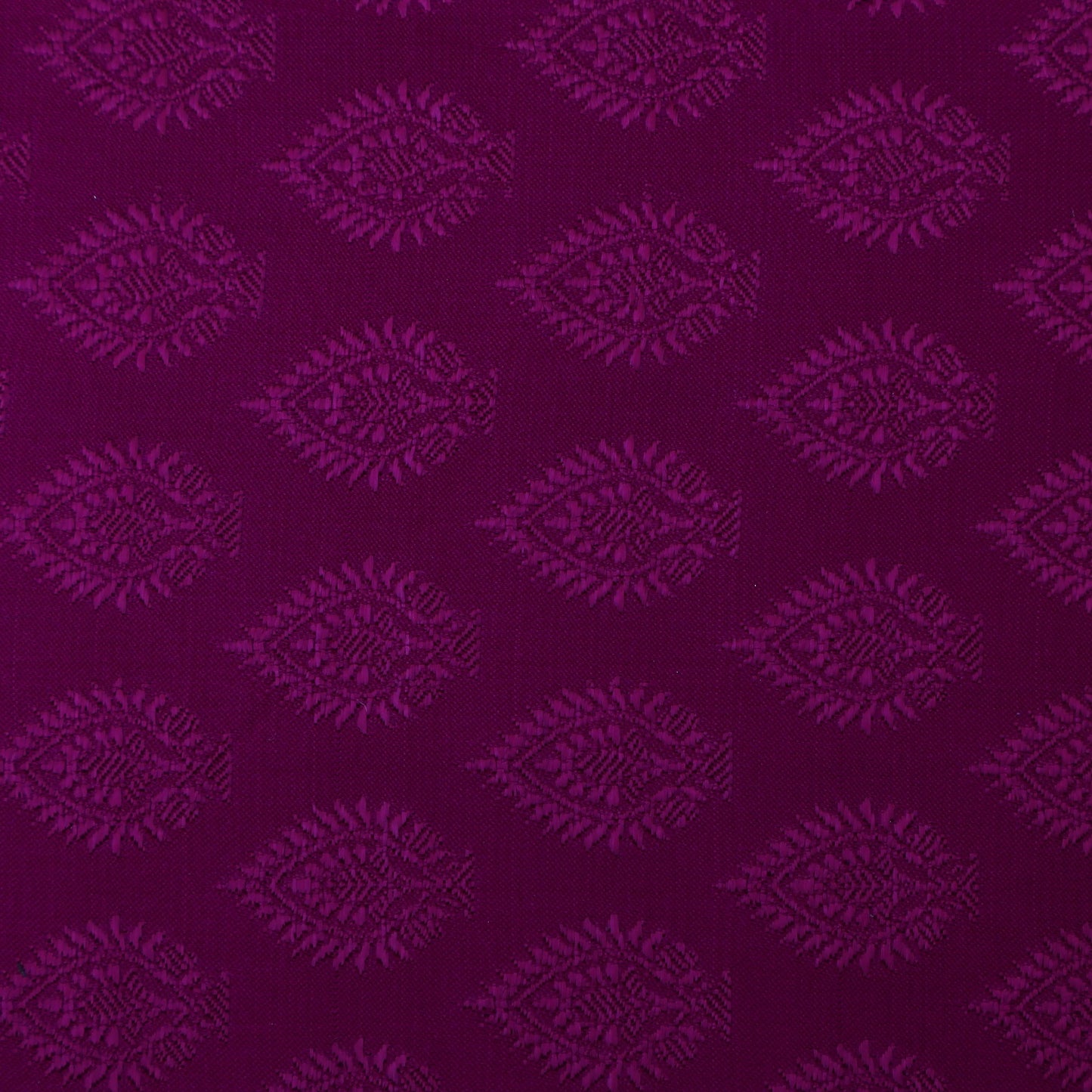 Magenta Color Tanchui Self Brocade Fabric