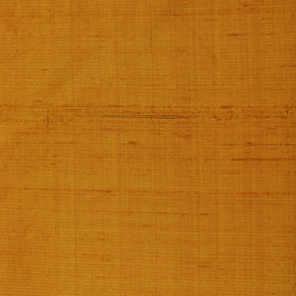 Mustard Color Raw Silk Plain Fabric