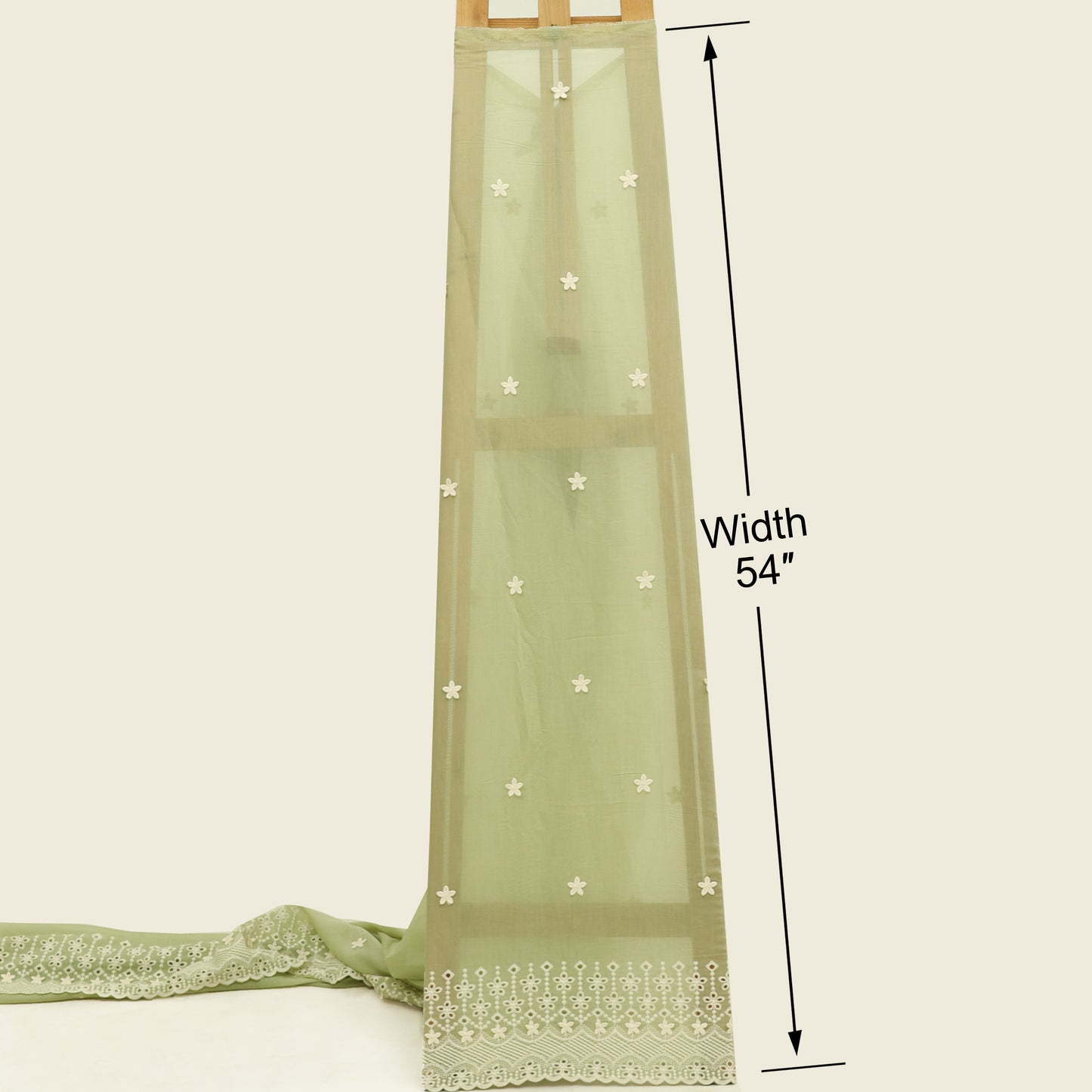 Chanderi Embroidery Fabric