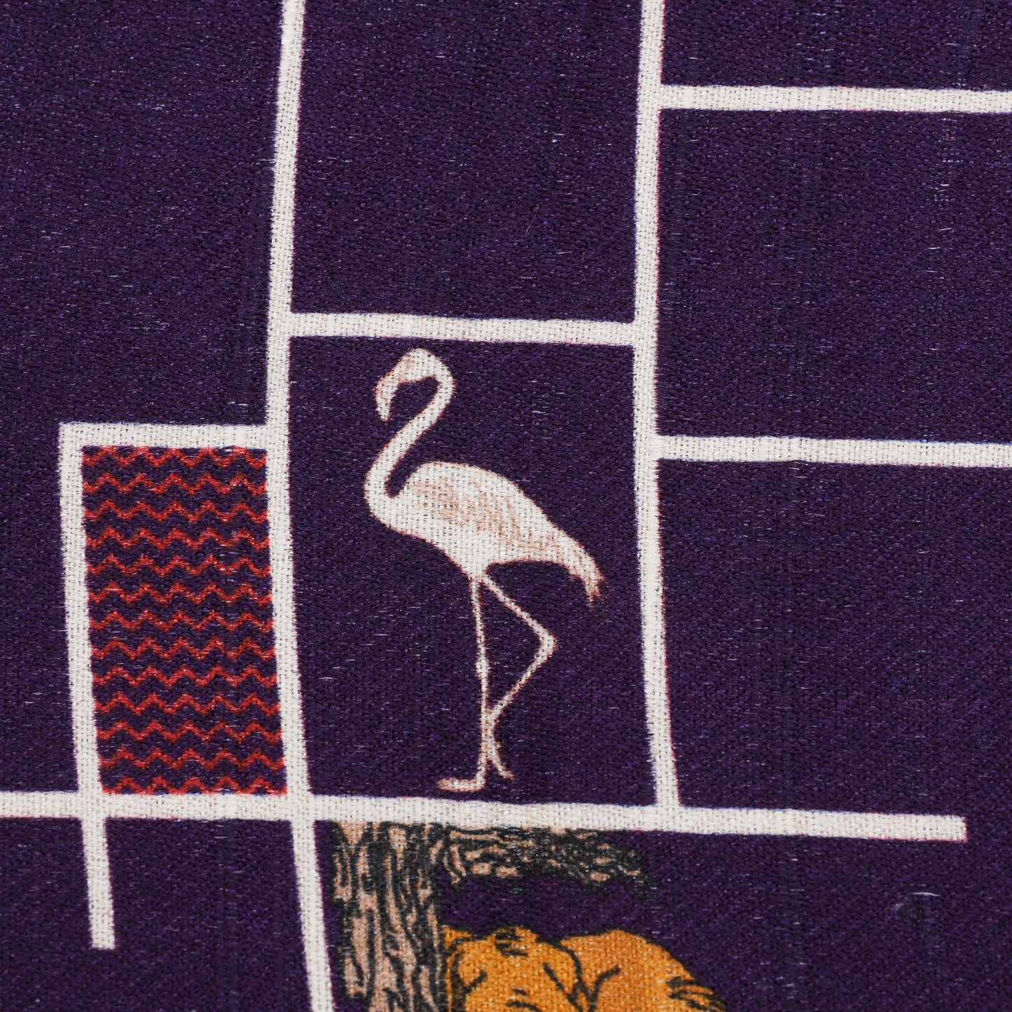 Pure Raw Silk Brocade Fabric Rich Traditional Weave