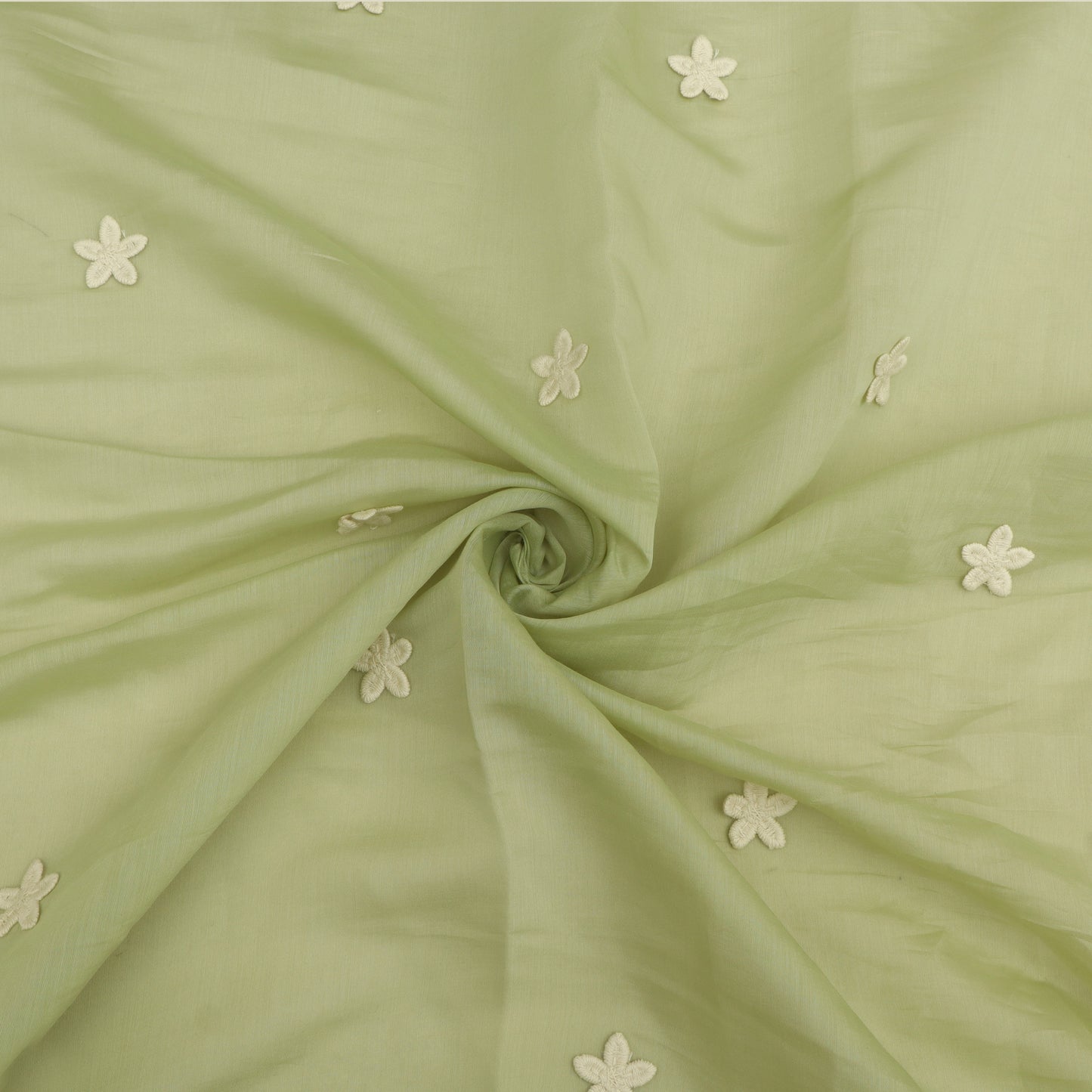 Chanderi Embroidery Fabric