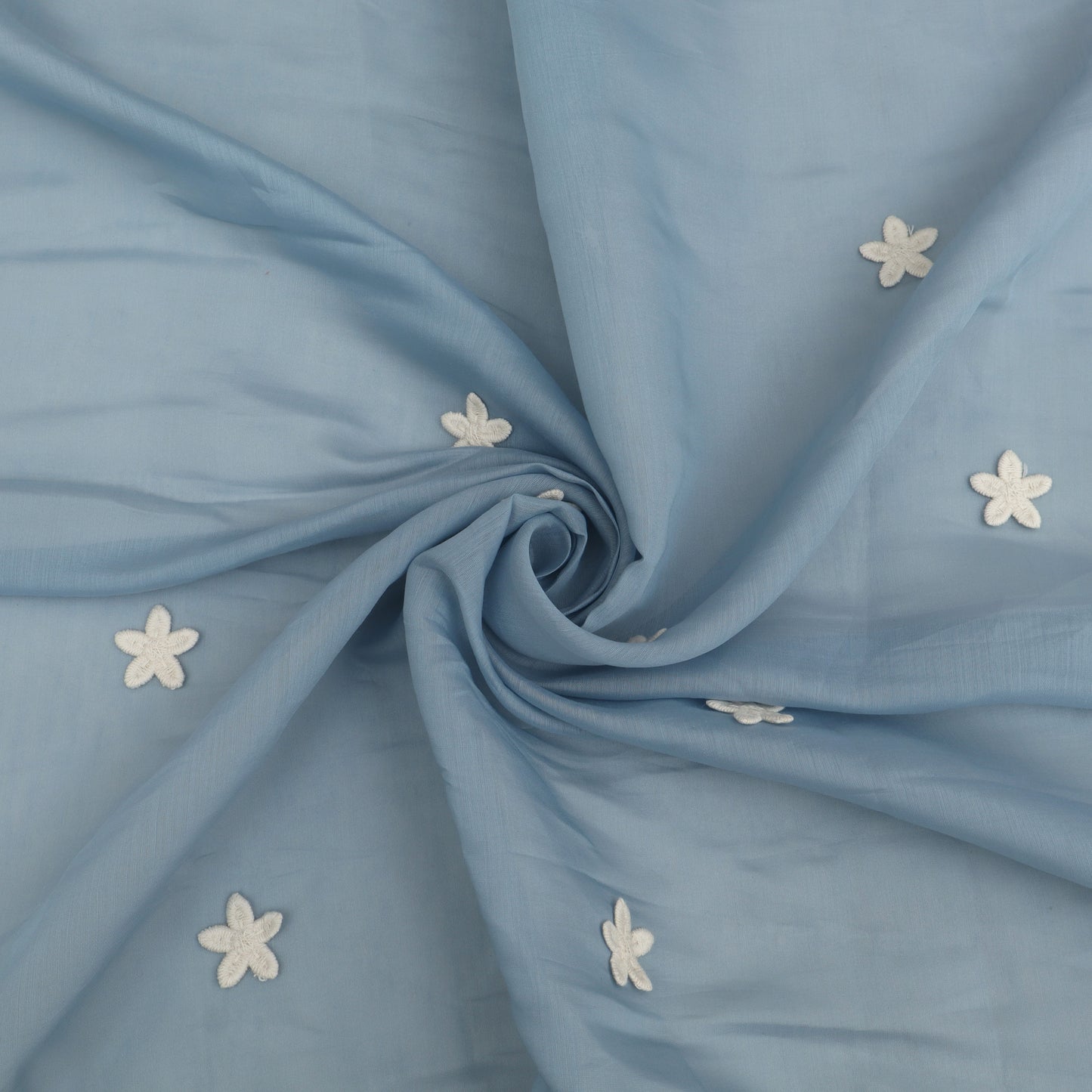 Chanderi Embroidery Fabric