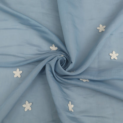 Chanderi Embroidery Fabric