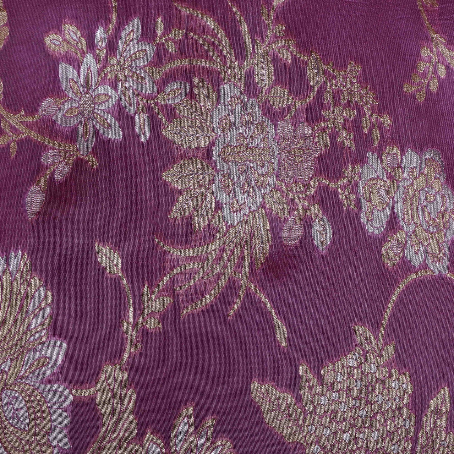 Pink Color Brocade Fabric