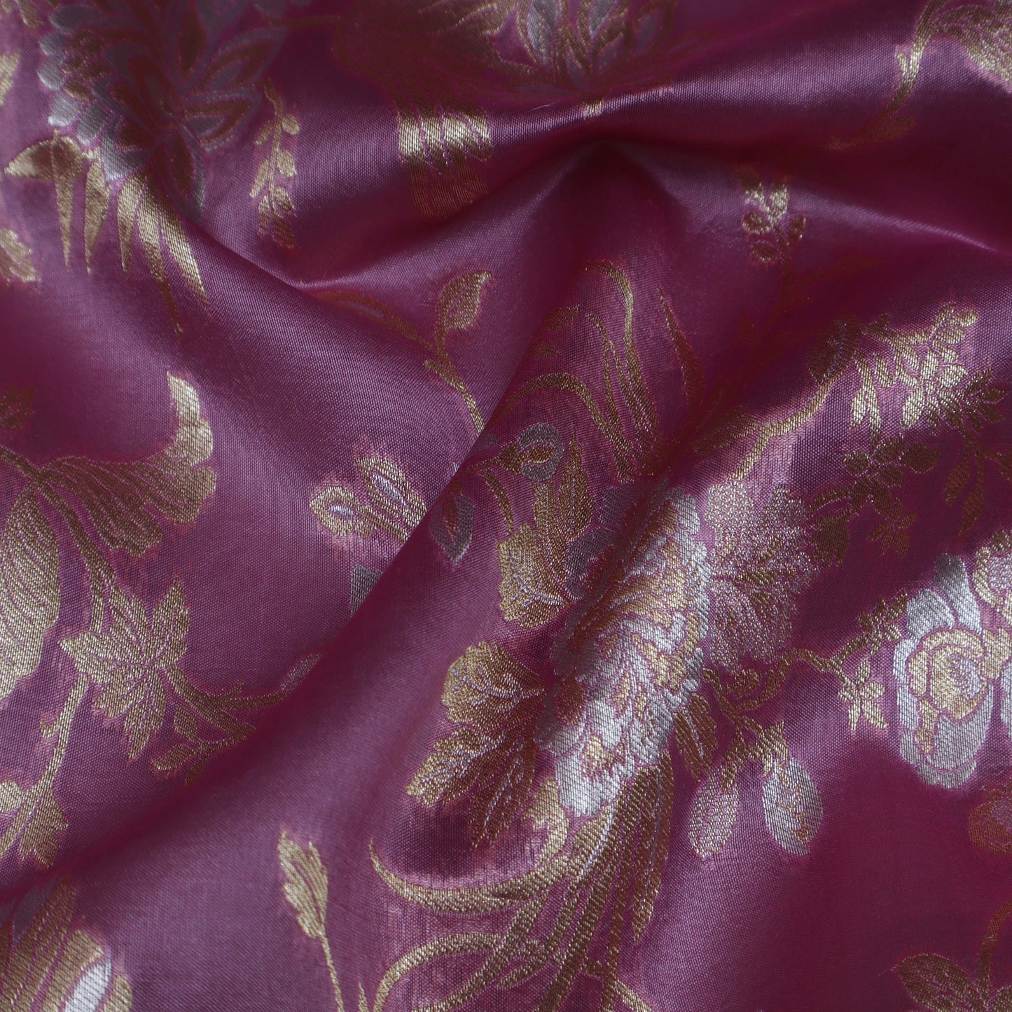 Pink Color Brocade Fabric