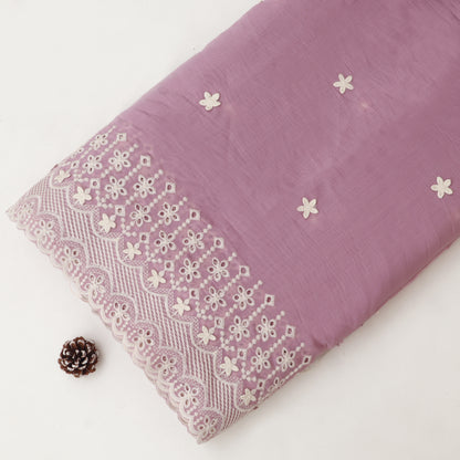 Chanderi Embroidery Fabric