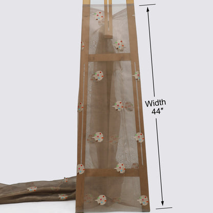 Pure Tissue Meena Brocade Lightweight Fabric