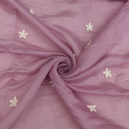 Chanderi Embroidery Fabric