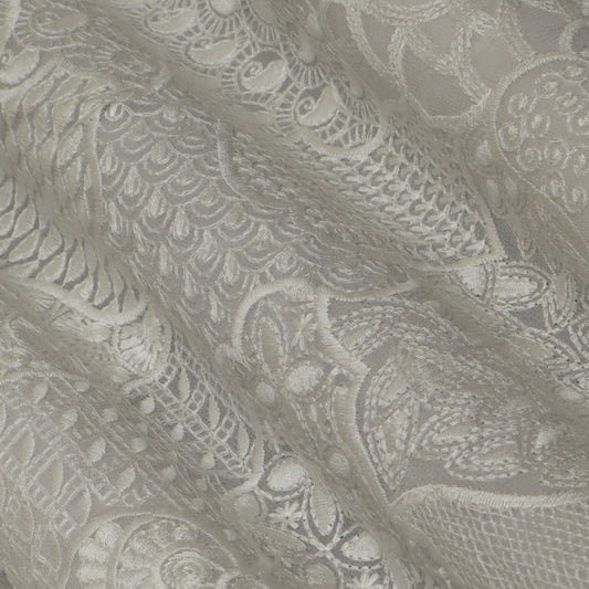 Georgette Embroidery Fabric