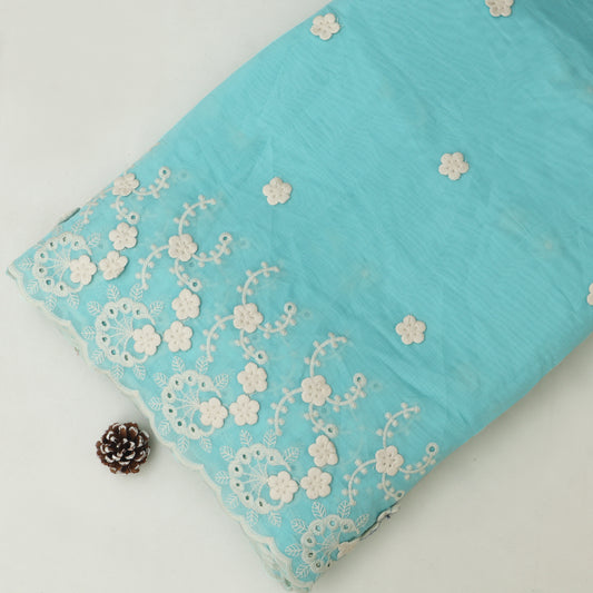 Chanderi Embroidery Fabric