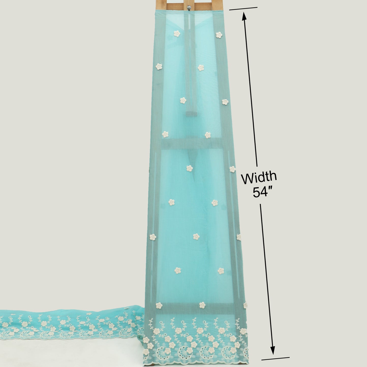 Chanderi Embroidery Fabric