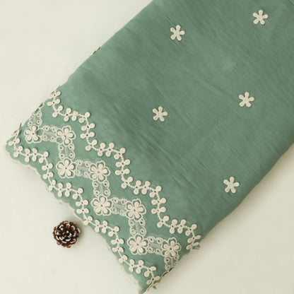 Chanderi Embroidery Fabric