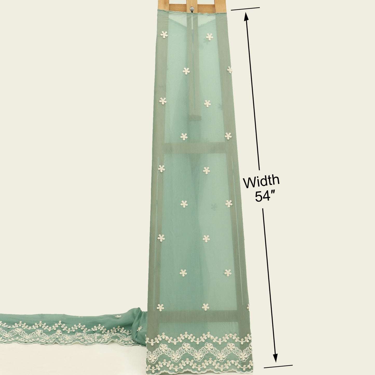 Chanderi Embroidery Fabric