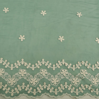 Chanderi Embroidery Fabric