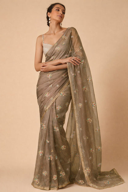 Pure Tissue Meena Brocade Lightweight Fabric