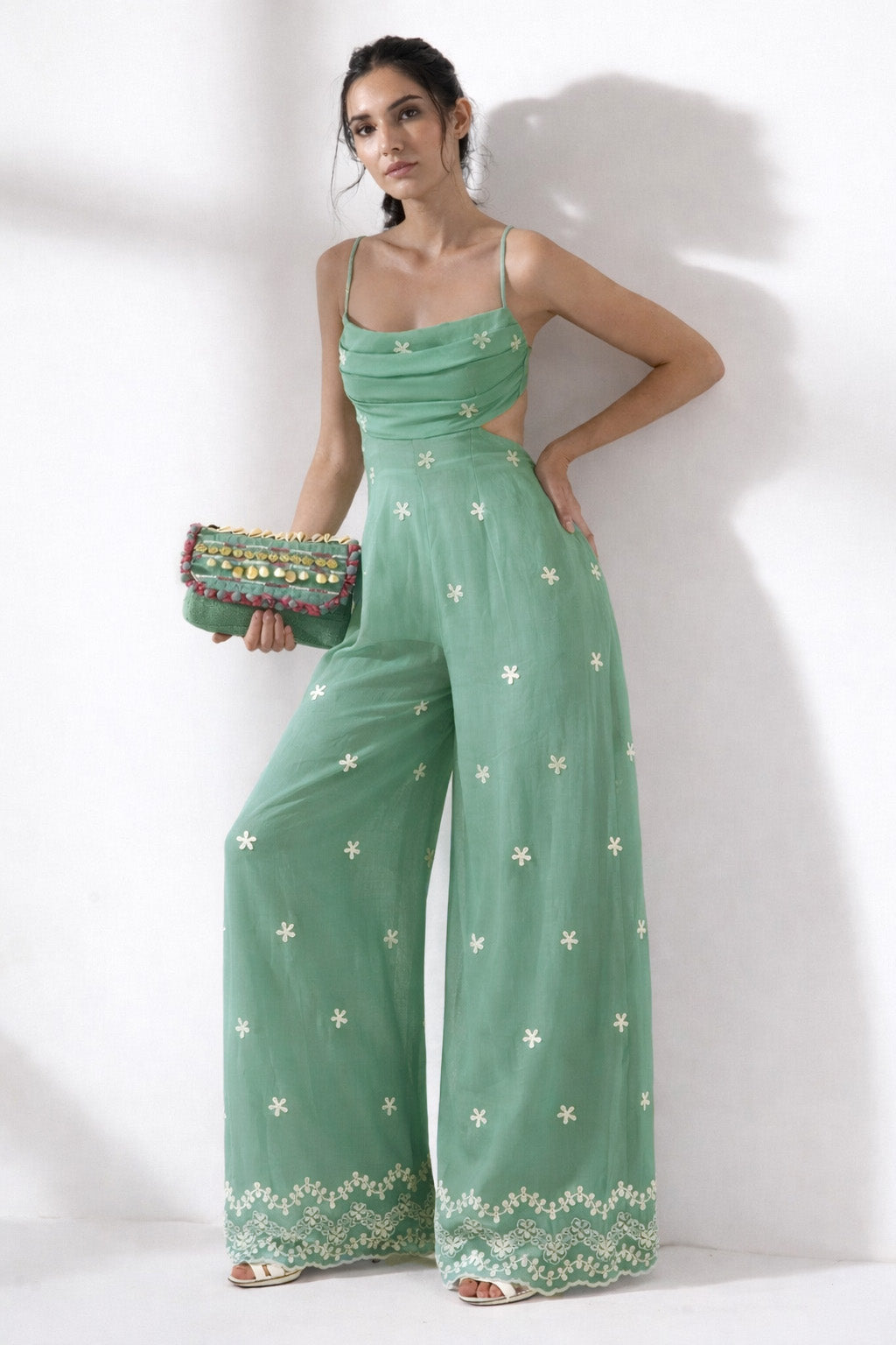 Chanderi Embroidery Fabric