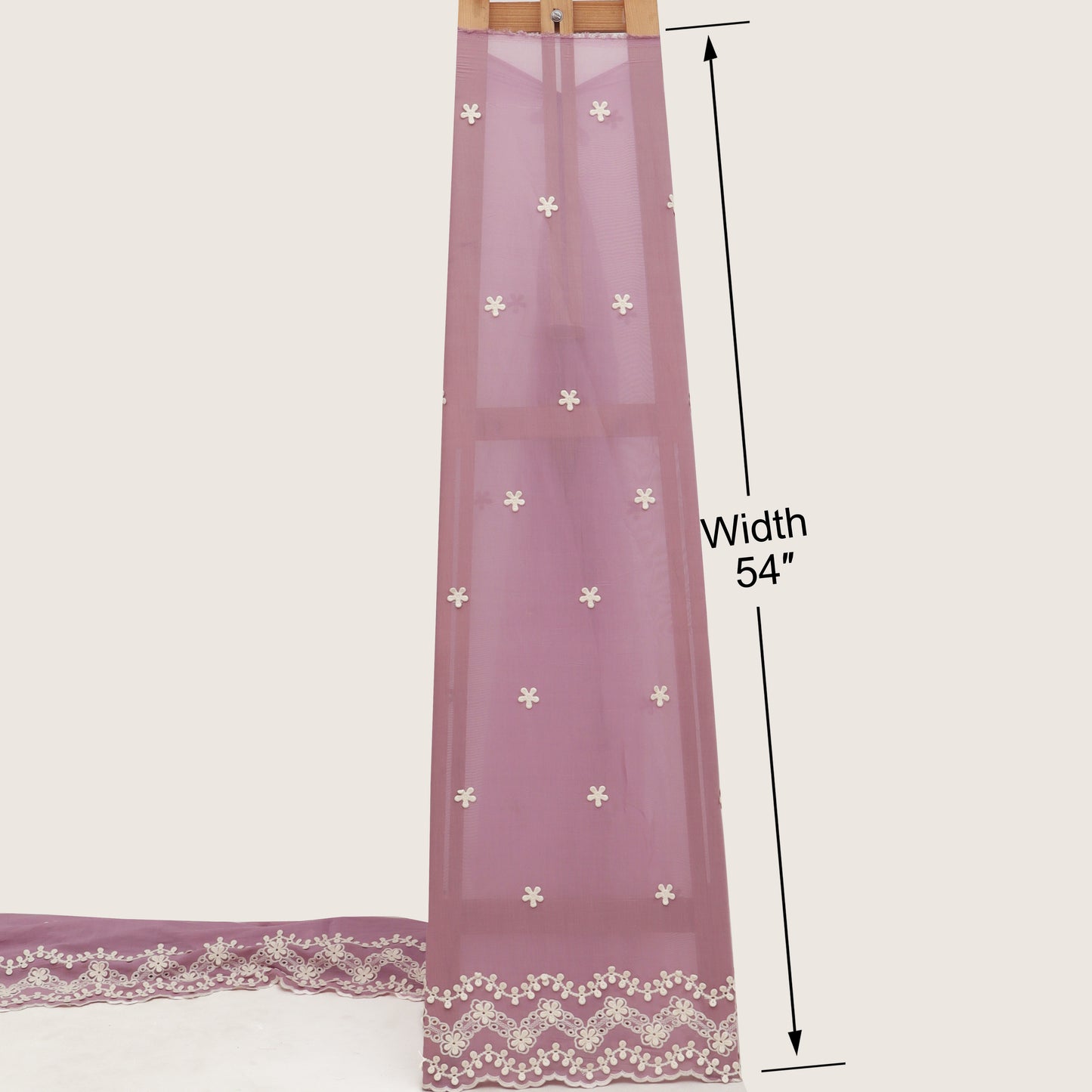 Chanderi Embroidery Fabric