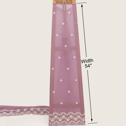 Chanderi Embroidery Fabric