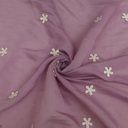 Chanderi Embroidery Fabric