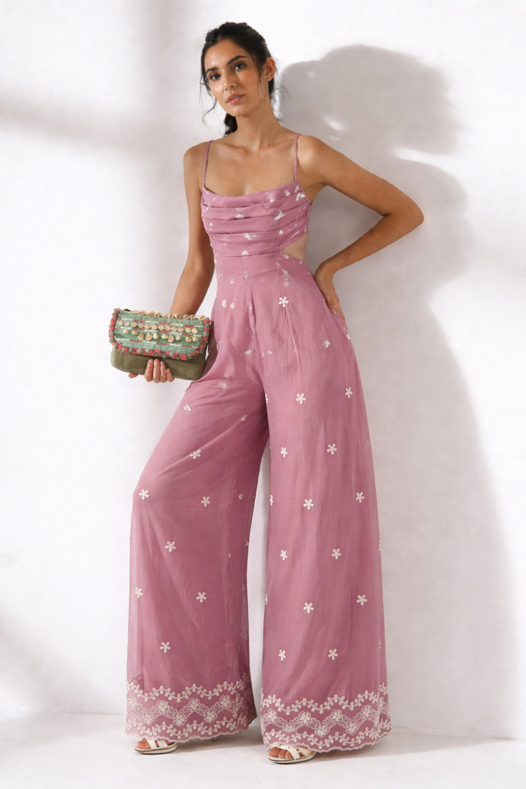 Chanderi Embroidery Fabric