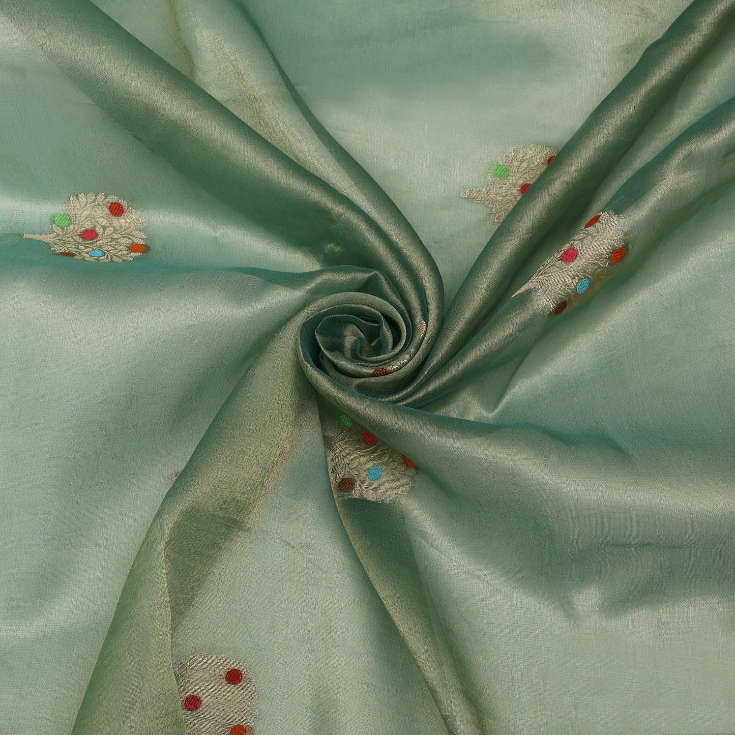 Pure Tissue Meena Brocade Lightweight Fabric