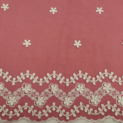 Chanderi Embroidery Fabric