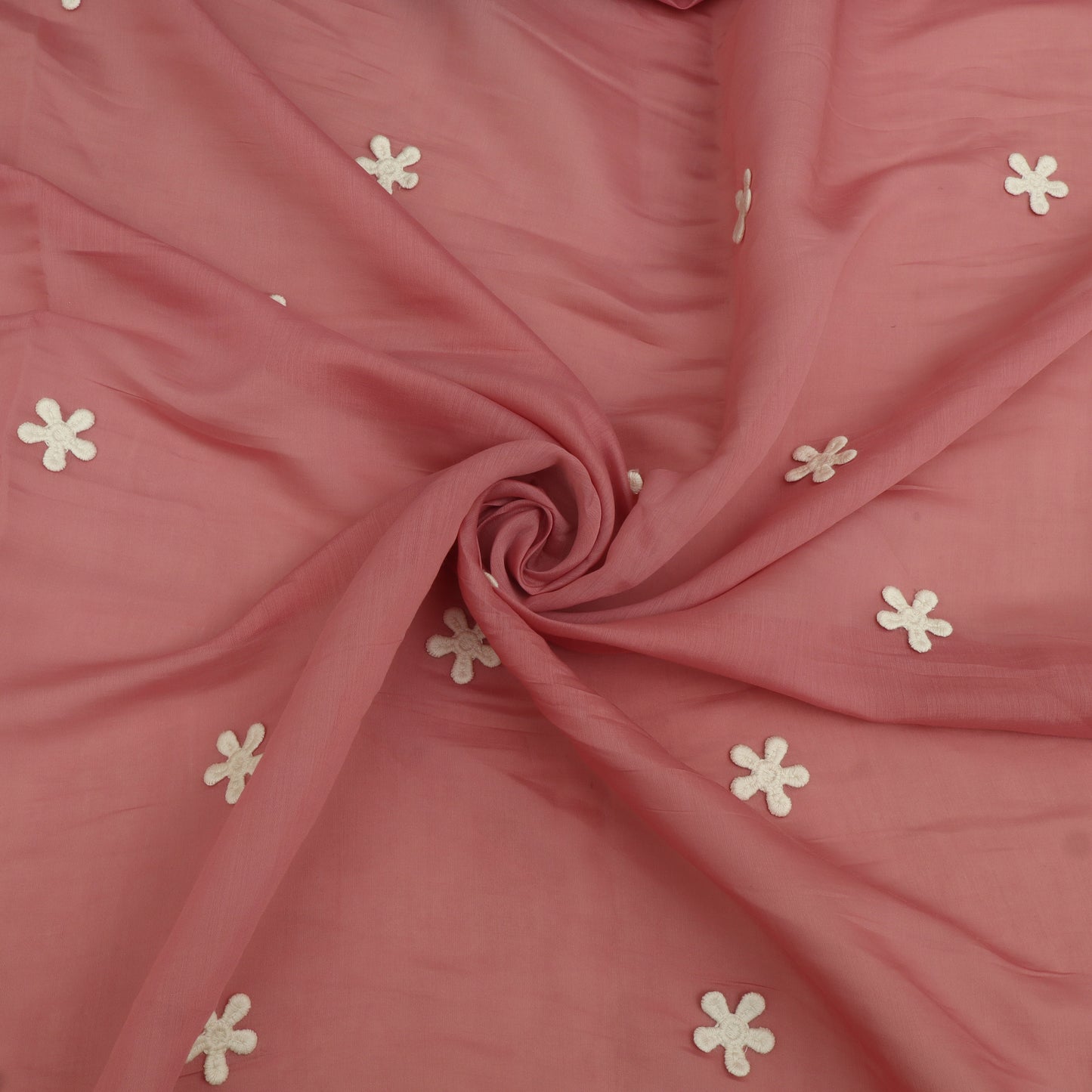 Chanderi Embroidery Fabric