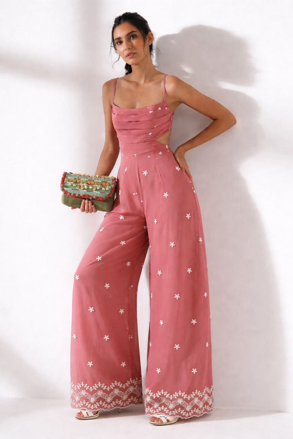 Chanderi Embroidery Fabric