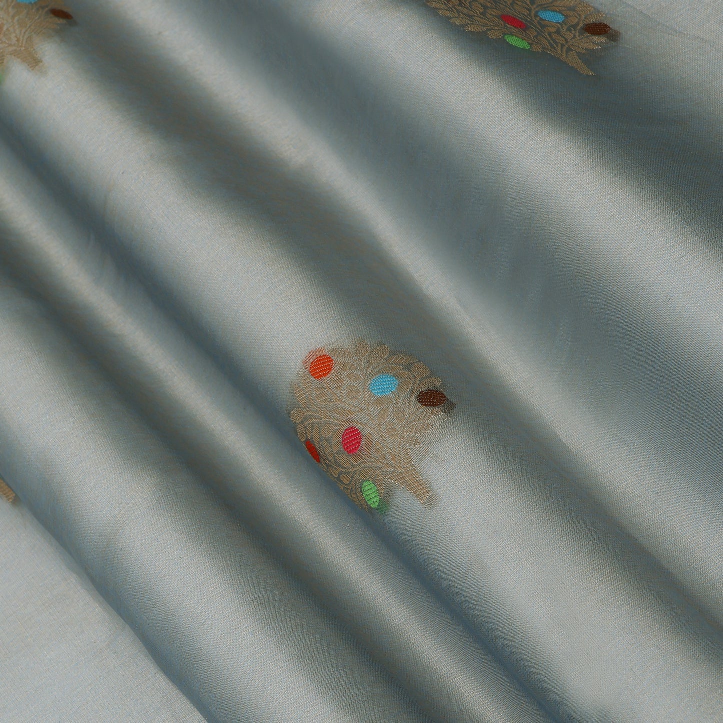 Pure Tissue Meena Brocade Lightweight Fabric