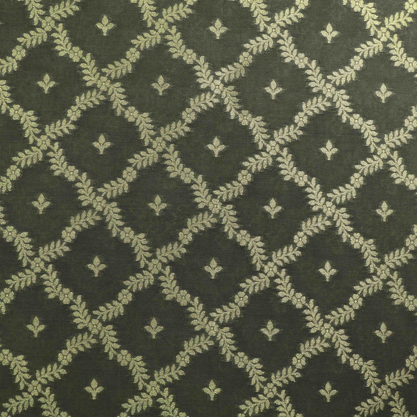 Grey Color Brocade Fabric