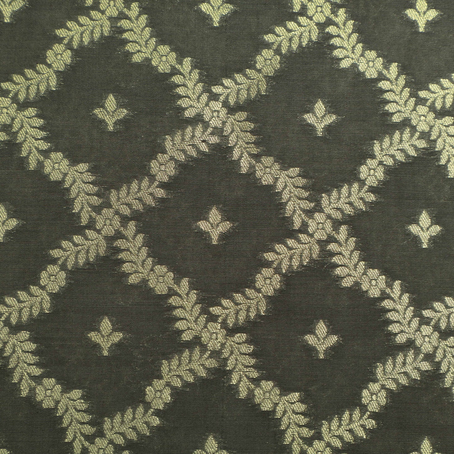 Grey Color Brocade Fabric