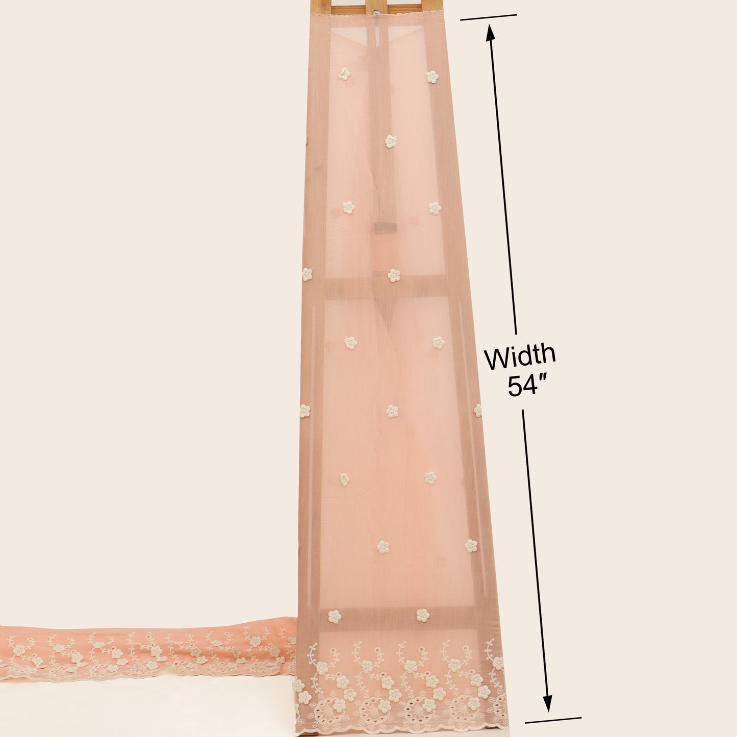 Chanderi Embroidery Fabric