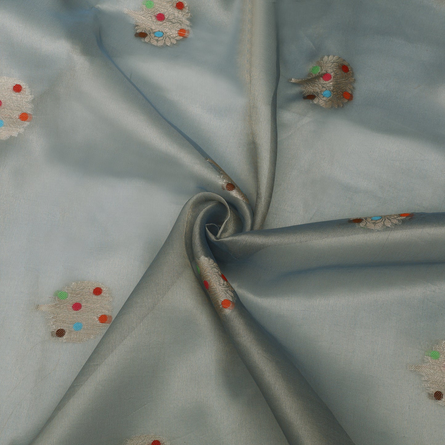 Pure Tissue Meena Brocade Lightweight Fabric