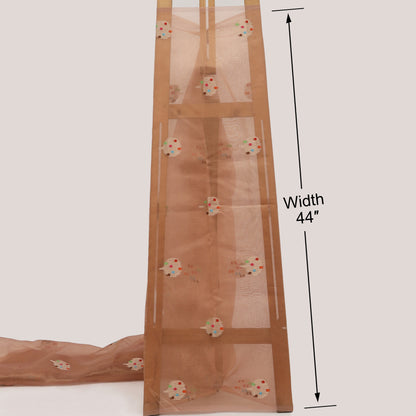 Pure Tissue Meena Brocade Lightweight Fabric