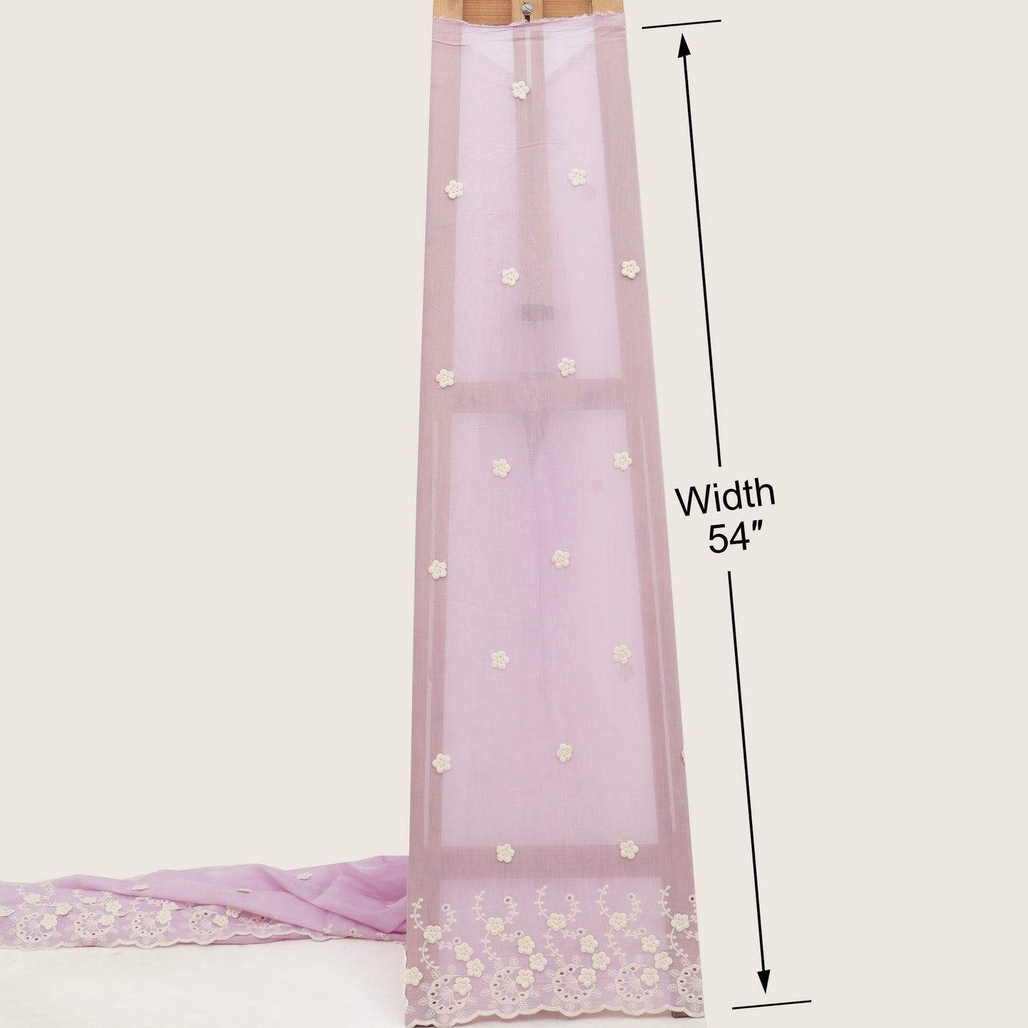 Chanderi Embroidery Fabric