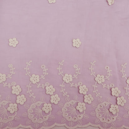 Chanderi Embroidery Fabric