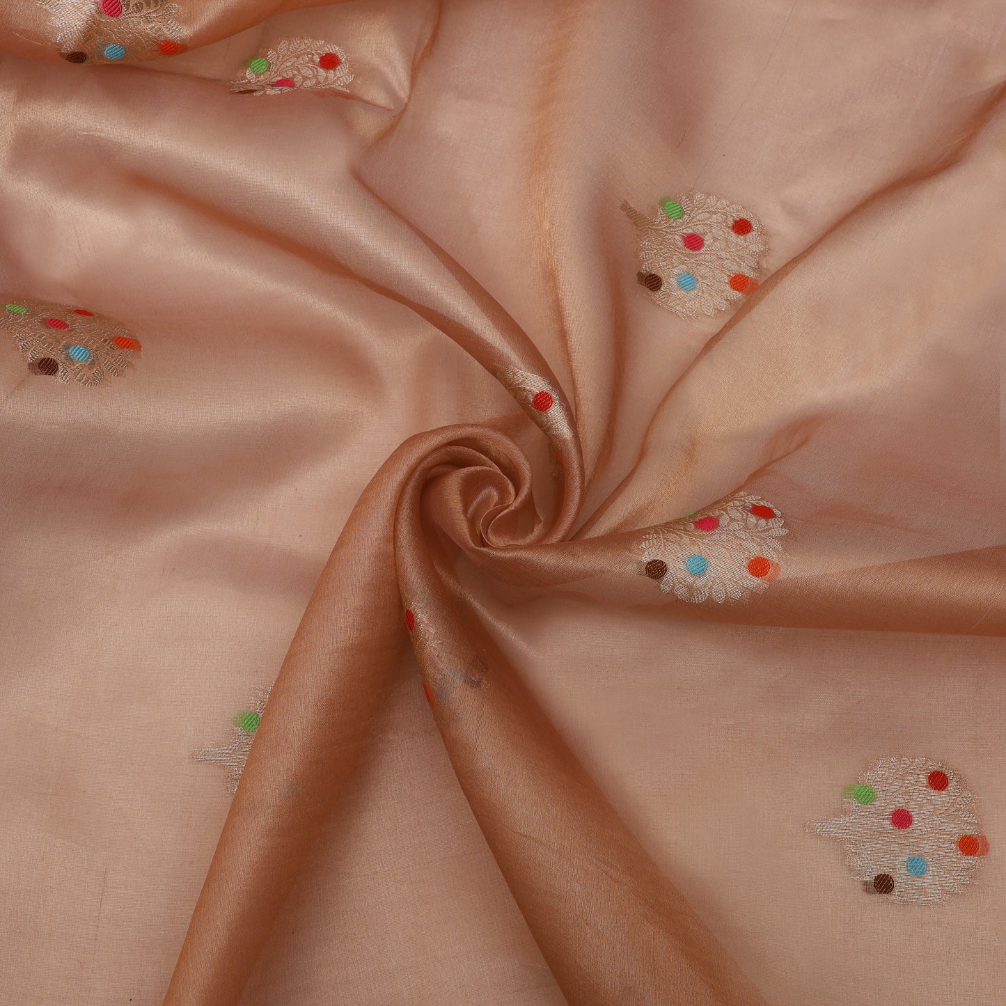 Pure Tissue Meena Brocade Lightweight Fabric