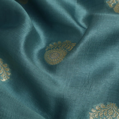 Blue Color Brocade Fabric