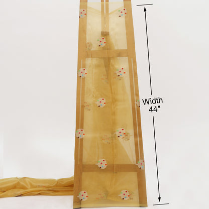 Pure Tissue Meena Brocade Lightweight Fabric
