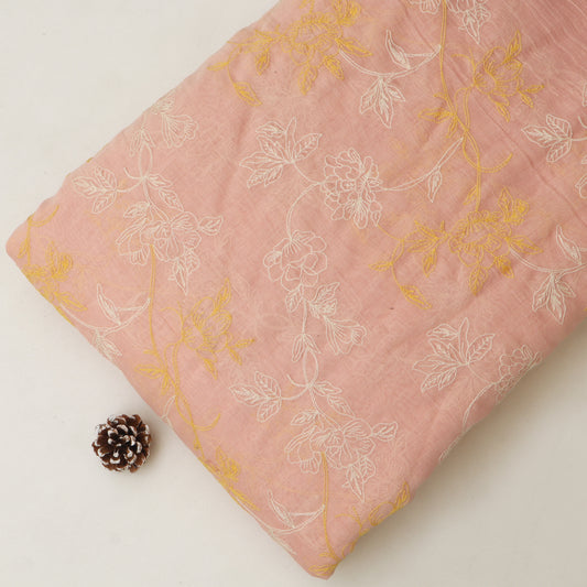 Chanderi Embroidery Fabric