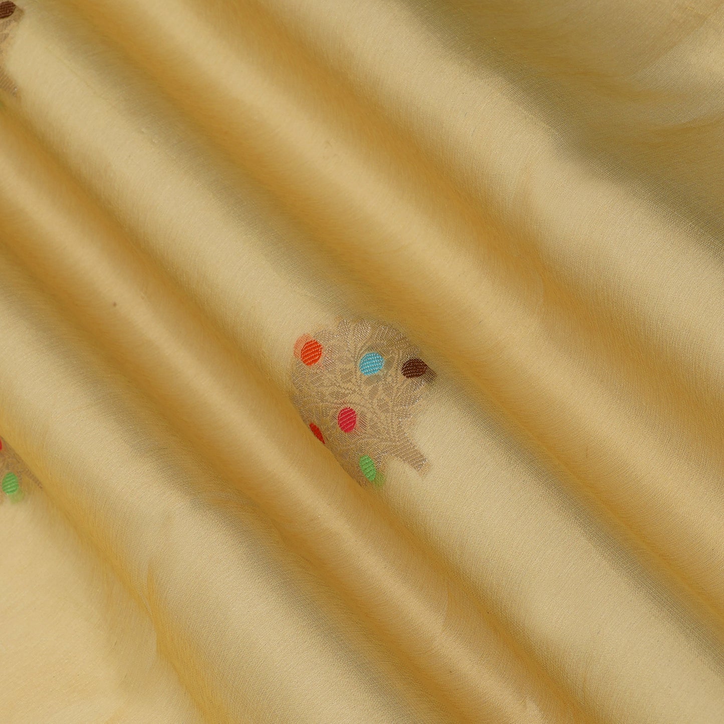 Pure Tissue Meena Brocade Lightweight Fabric