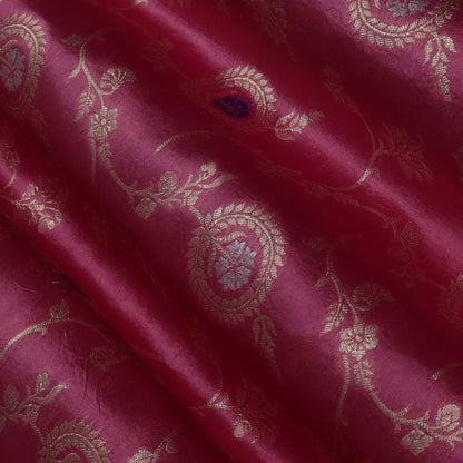 Pink Color Brocade Fabric