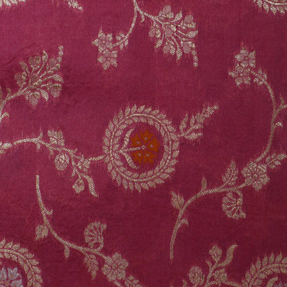 Pink Color Brocade Fabric