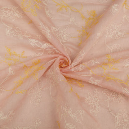 Chanderi Embroidery Fabric