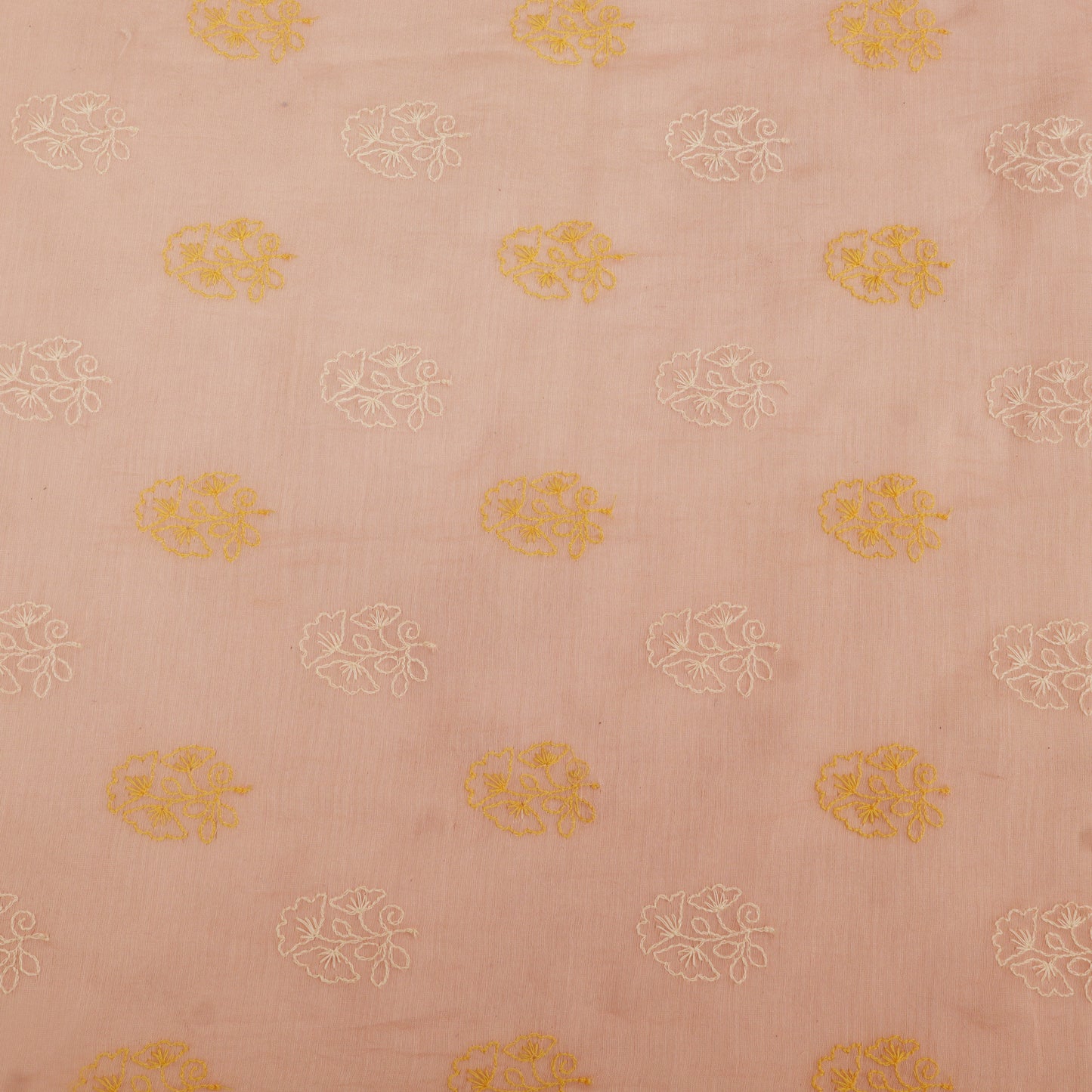Chanderi Embroidery Fabric