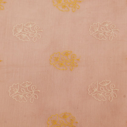 Chanderi Embroidery Fabric