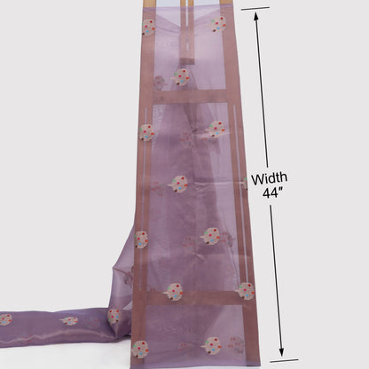 Pure Tissue Meena Brocade Lightweight Fabric