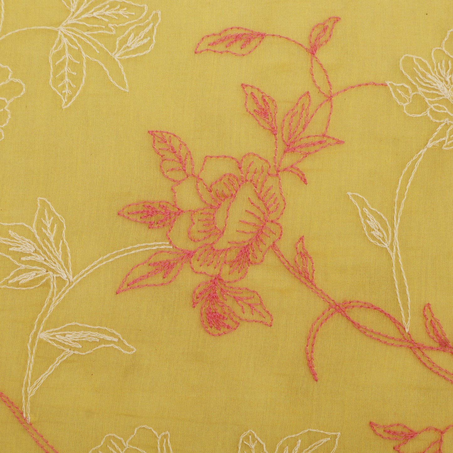Chanderi Embroidery Fabric