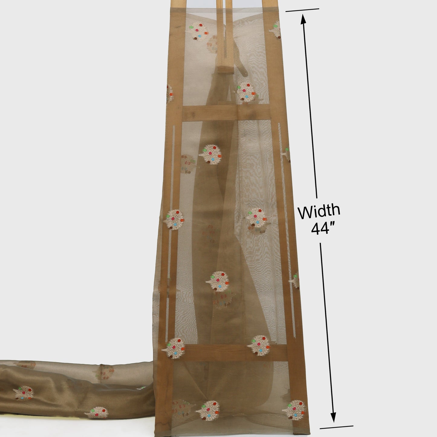 Pure Tissue Meena Brocade Lightweight Fabric